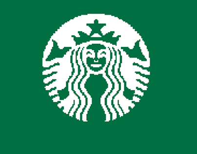 Starbucks 8-bit concept