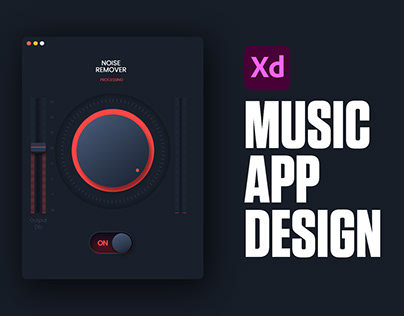 Neumophism | Music App Design In Adobe XD