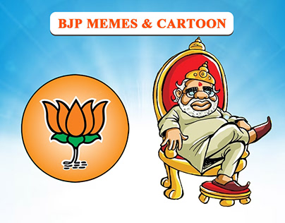 BJP Memes and Cartoon