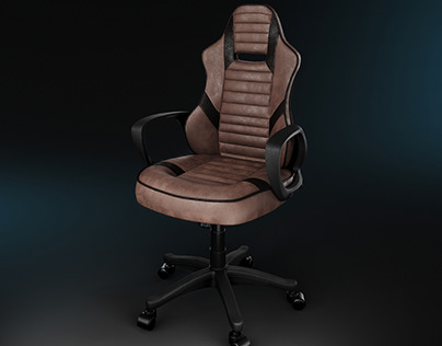 3D modeling of a computer chair