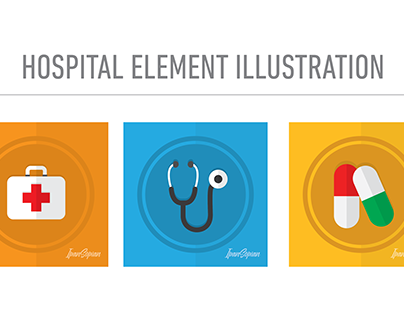 Hospital Element Illustration/icon
