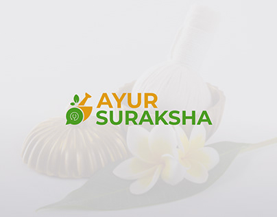 Ayur Suraksha Logo Design