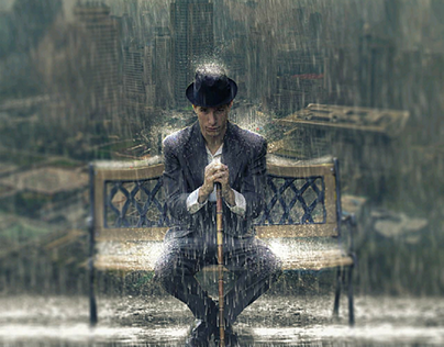 Pioggia, manipolazione Photoshop