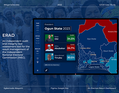 An Election Result Analysis Dashboard (ERAD)