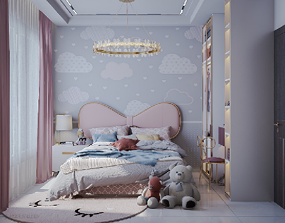 children's bedroom design.  (Girl 🩷)