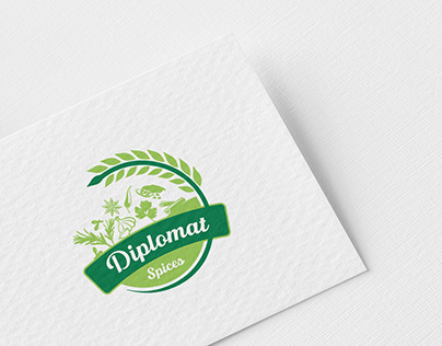 Logo designing and branding for Diplomat Food