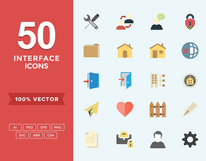 Interface Flat Icons