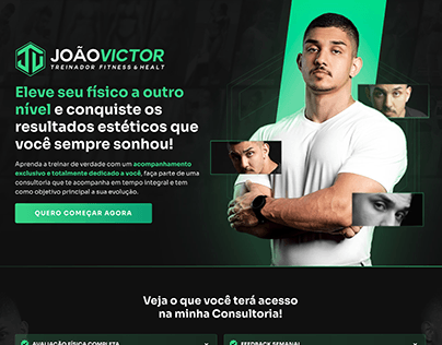 Página de vendas - Treinador João Victor
