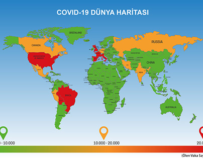 COVID-19 MAP OF 53 COUNTRIES - Infographic