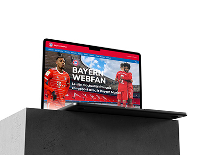 FCBayern Munchen Fan Website Concept FR