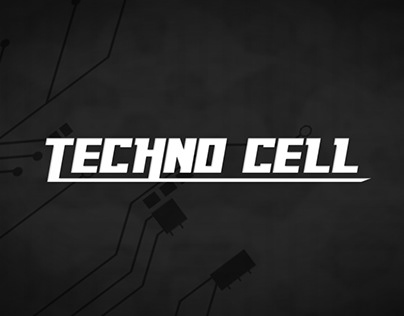 Techno Cell - Identidade visual, cartão e social media