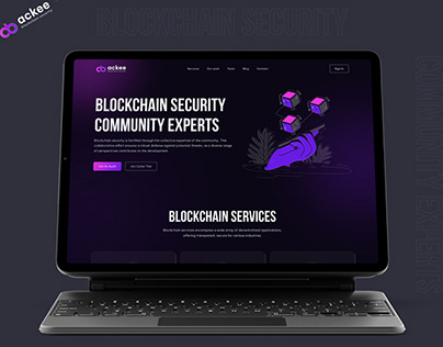 Blockchain Security Services Website