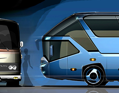 MAN - Neoplan Bus sketches & renderings