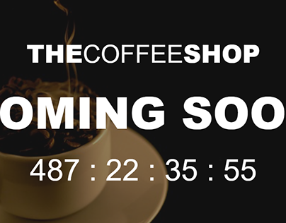 Coffee Shop Count_Down Template With HTML/CSS/JS