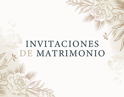 Invitación de Matrimonios digital