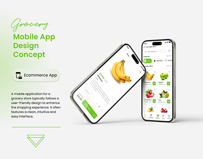 Mobile App Design - Grocery Store