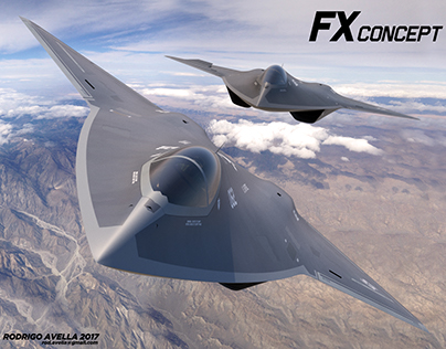 FX sixth-generation concept fighter aircraft