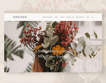Honeydew- Business, Shop, Blog theme