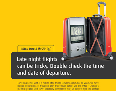 Witco luggage: Traveling tips