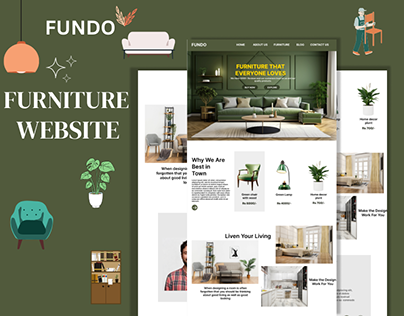 Furniture Website UI/UX
