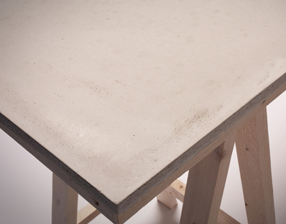 Concrete desk  collaboration with Ruben van Houten