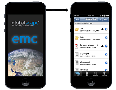 Globalscape - EMC | Mobile Application Workflow
