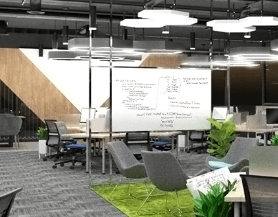 Collaborative & Free-Flowing Workspace