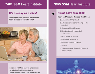 SSM Healthcare Patient Education Rack Cards