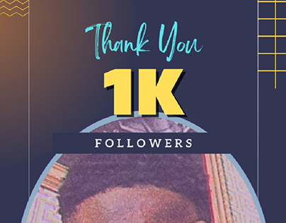 1k followers milestone