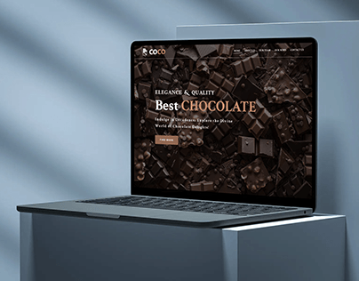 Divine Choco Delight Website Design 2024