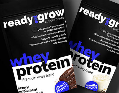 Ready set Grow Supplements - Branding design
