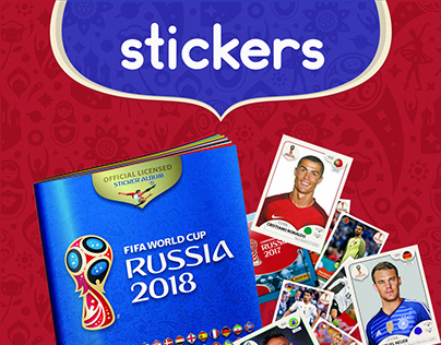 Editable Sticker Fifa World Cup 2018