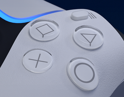 Product Visualization: PS5 Controller