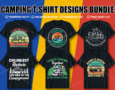 Camping T-Shirt Designs