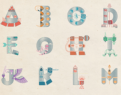Mythography - An Illustrated Typeface