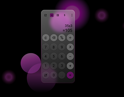Day 4 - Calculator Design for Daily UI Challenge
