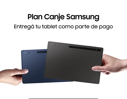 Campaña para Samsung (Tab A8 + TV)