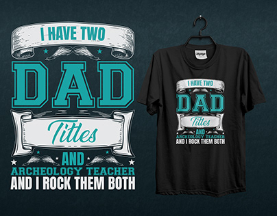 Father T-shirt Design.
