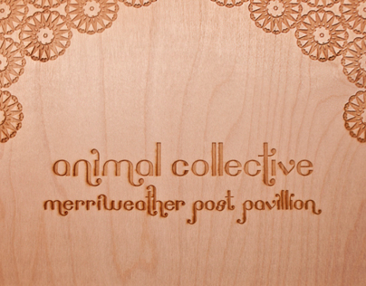 Animal Collective Wooden Posters