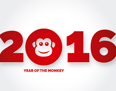 2016 Jahr des Affen