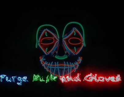 LED Skeleton Gloves and Purge Mask Commercial