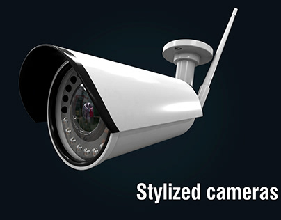 Stylized cameras models(Subdivision Surface)