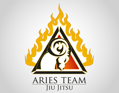 Logo for "Aries Team", school of Brazilian Ju jitsu