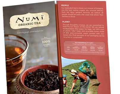 Consumer Brochure - Numi Organic Tea
