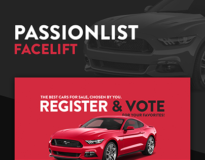 Passionlist - Car Classifieds Web Design