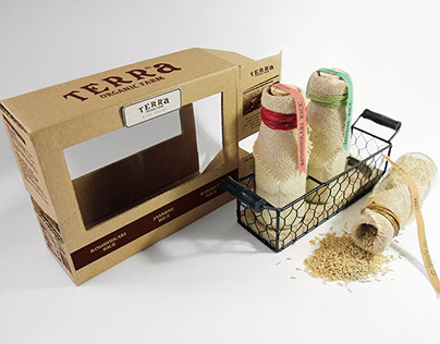 Terra Organic Farm Rice Pack - Package Design