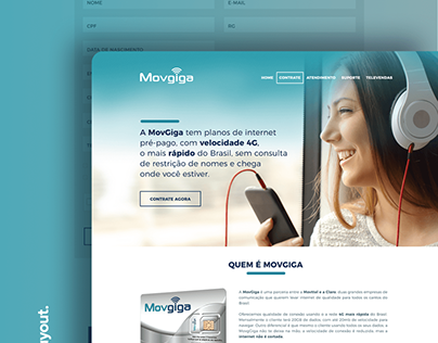 Criação de Site MovGiga