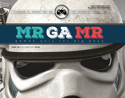 MRGAMR, Diseño de revista de videojuegos.