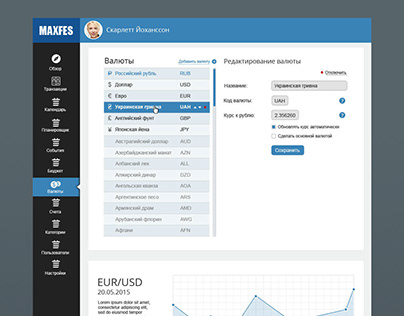 Maxfest - Personal finance service interface (Draft)