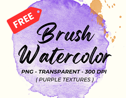 Brush Watercolor Elements